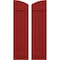 Ekena Millwork Americraft 4-Board (2 Batten) Wood Joined Board-n-Batten Shutters w/Ellipt Top, ARW101BE414X77BRH, PR ARW101BE414X77BRH - alternate 1